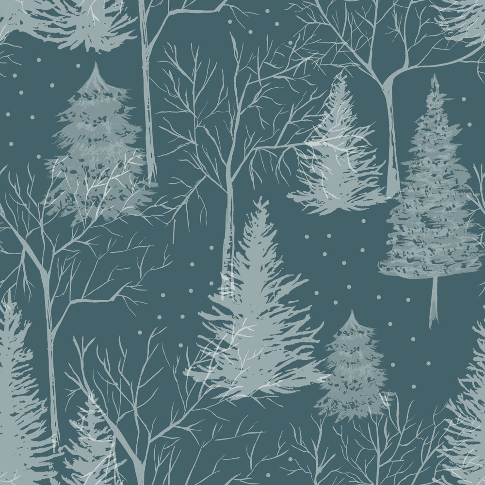 furn. Arcticus King Size Blue Arctic Animal Duvet Cover Set Image 6