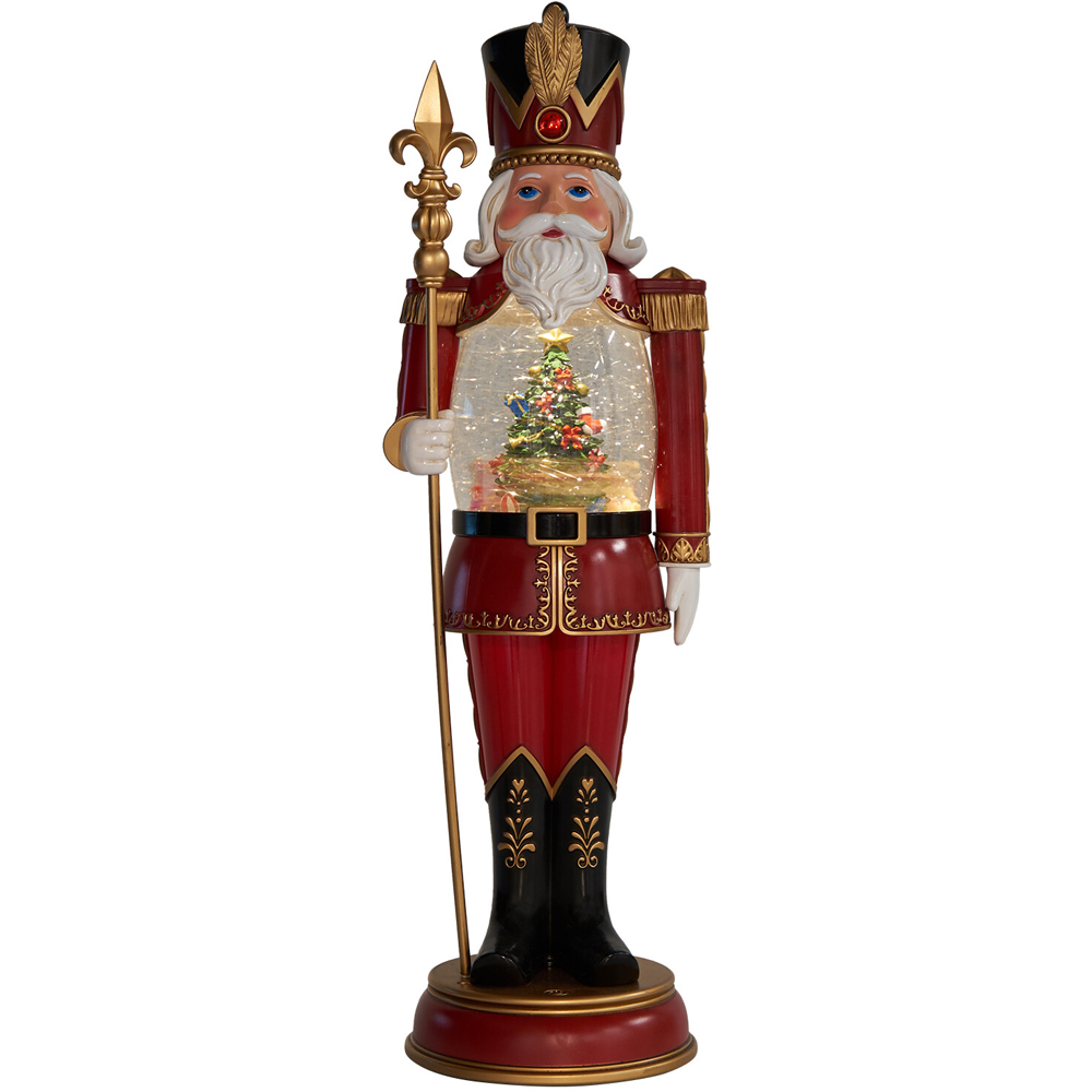 Traditional Glitter Spinning NutcrackerMulticolour Image 6