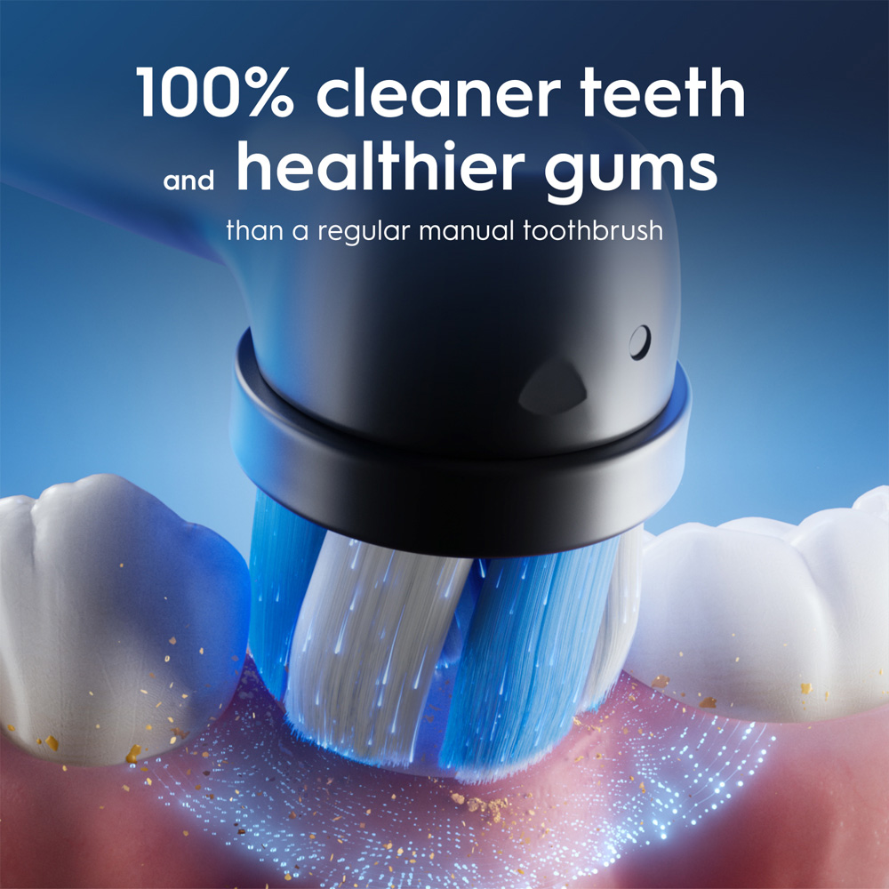 Oral-B iO5 Series Matt Black Smart Pressure Sensor Rechargeable Electric Toothbrush Image 8