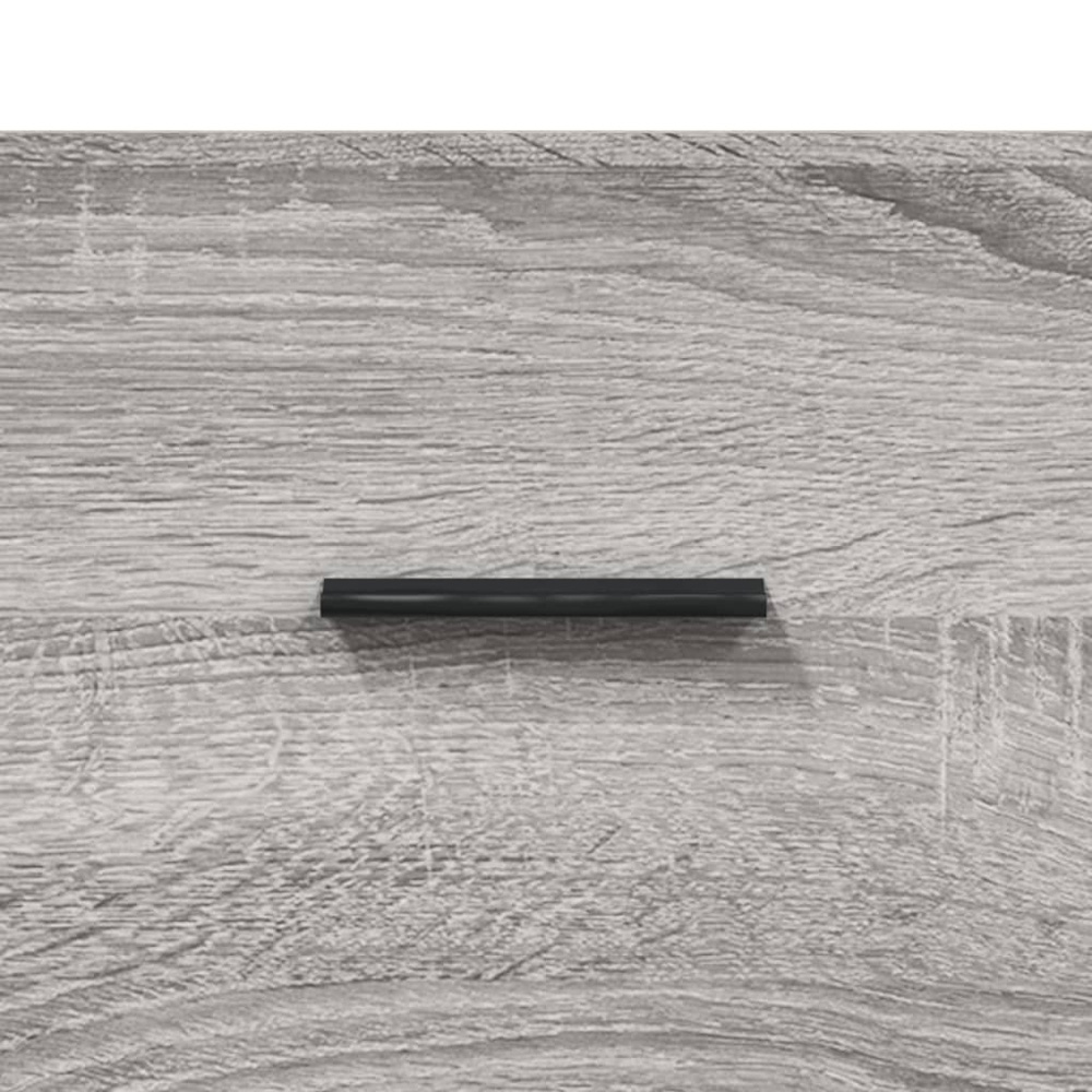 vidaXL 2 Drawer 2 Shelf Grey Sonoma TV Cabinet Image 9