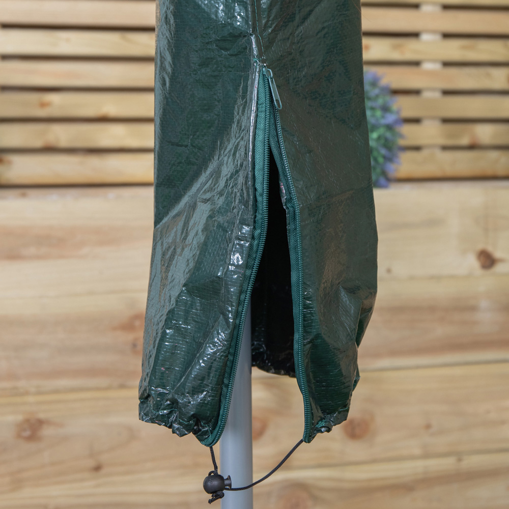 Samuel Alexander Waterproof Garden Parasol Cover with Tie Down Cord and Zip 1.5m Image 6