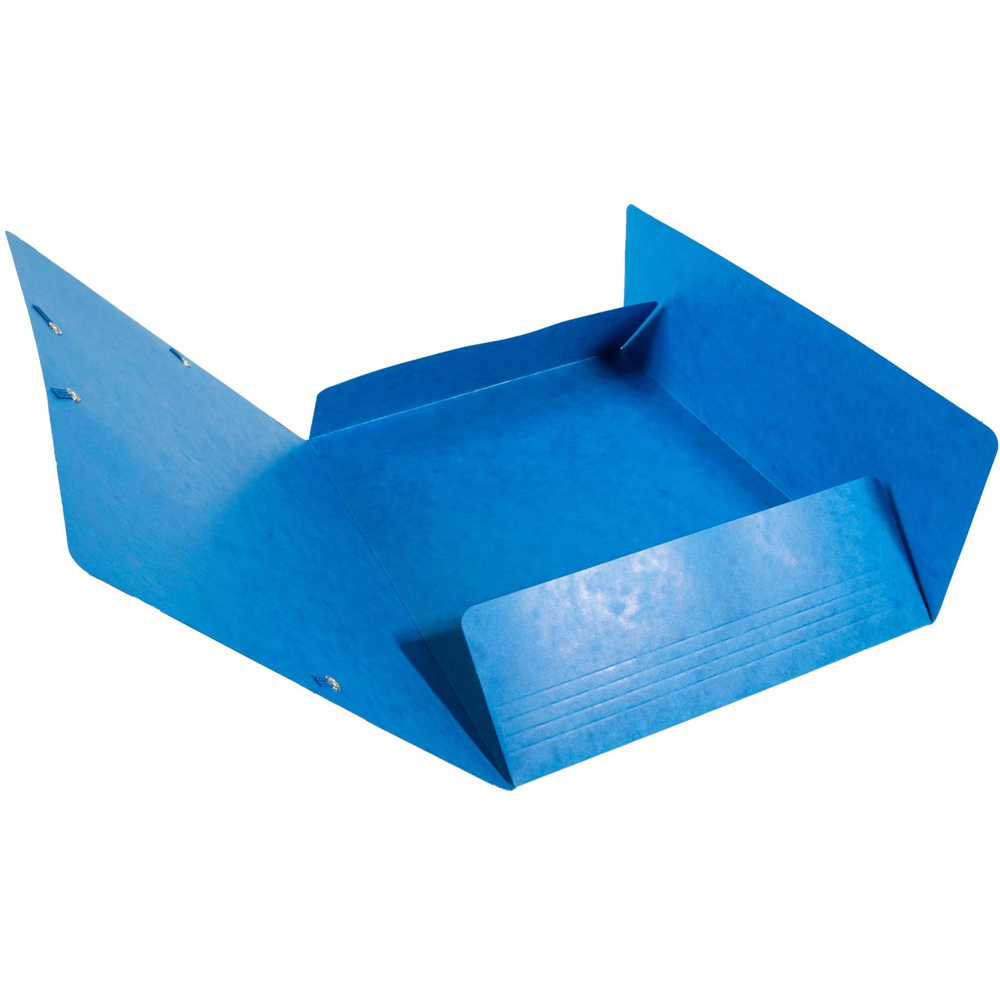 Exacompta Flap A4 Blue 3 Elastic Folder 25 Pack Image 3