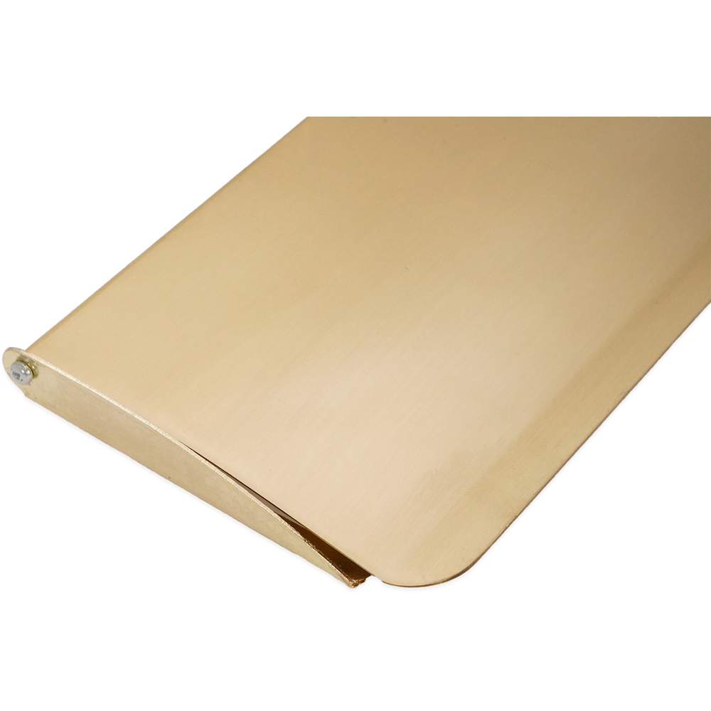 Spira Brass Satin Brass Large Letter Tidy Flap 300 x 87mm Image 4
