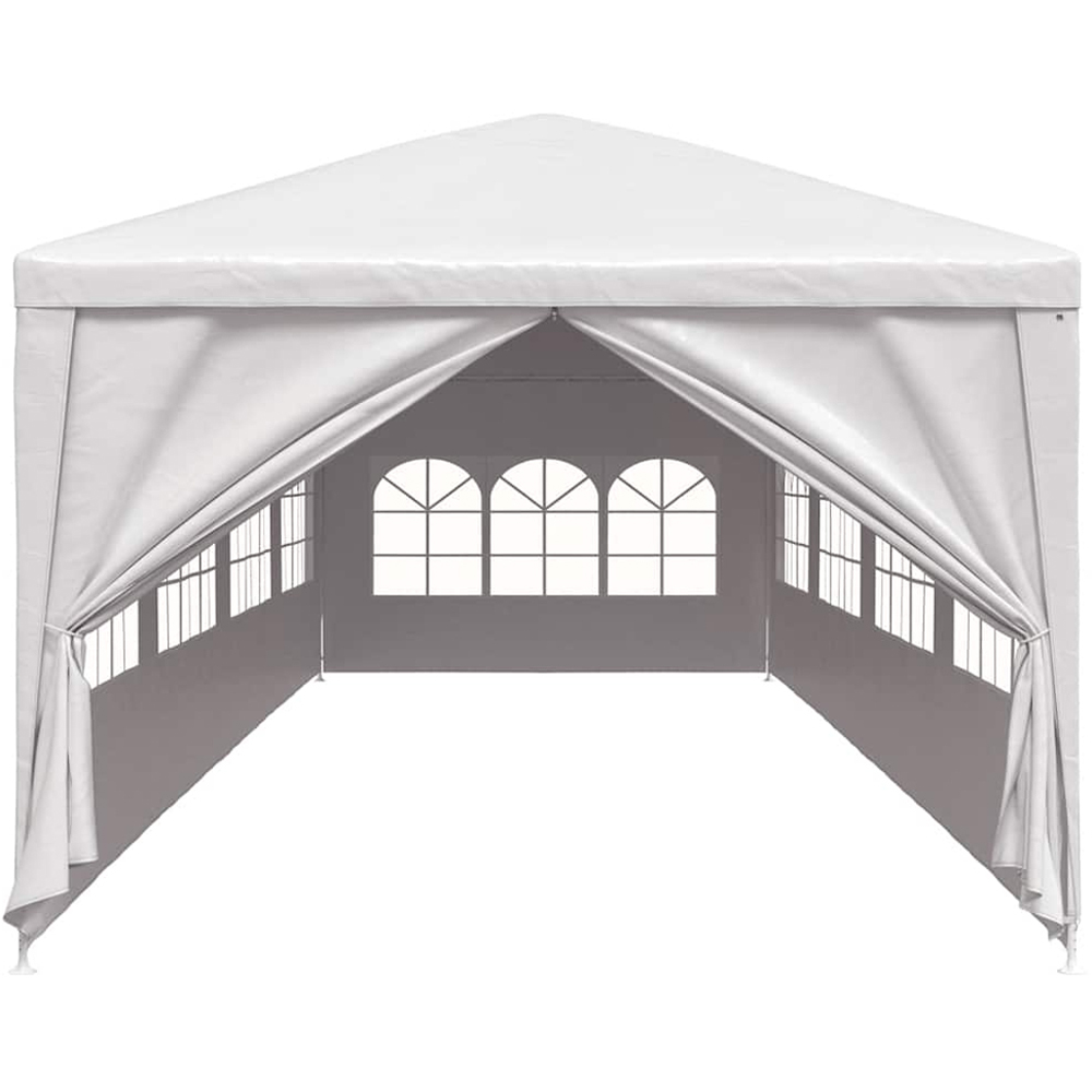 vidaXL 3 x 12m White Garden Marquee with Sidewalls Image 4