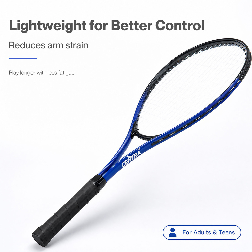 Traderight Centra 9-Piece Lightweight Tennis Racket Set Image 4