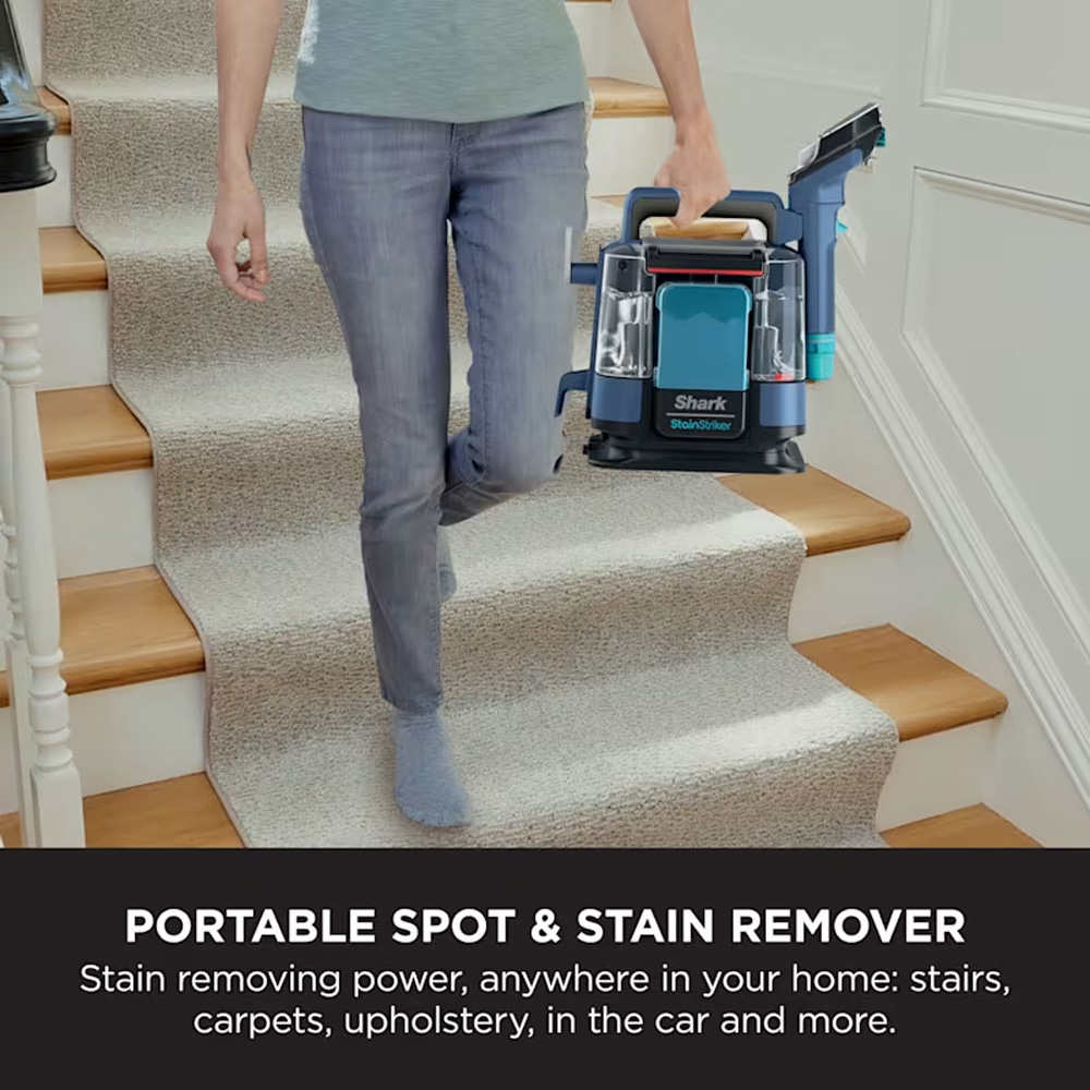 Shark StainStriker Pro+ PX200UKTBL1 Royal Blue Stain and Spot Cleaner with Accessories Image 3