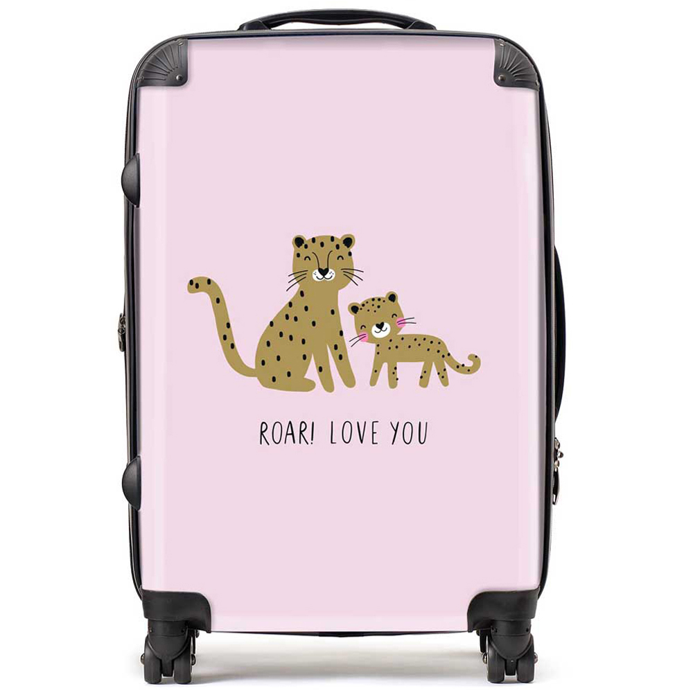 Warren Reed Designer Medium Roar Love You Suitcase Image 1