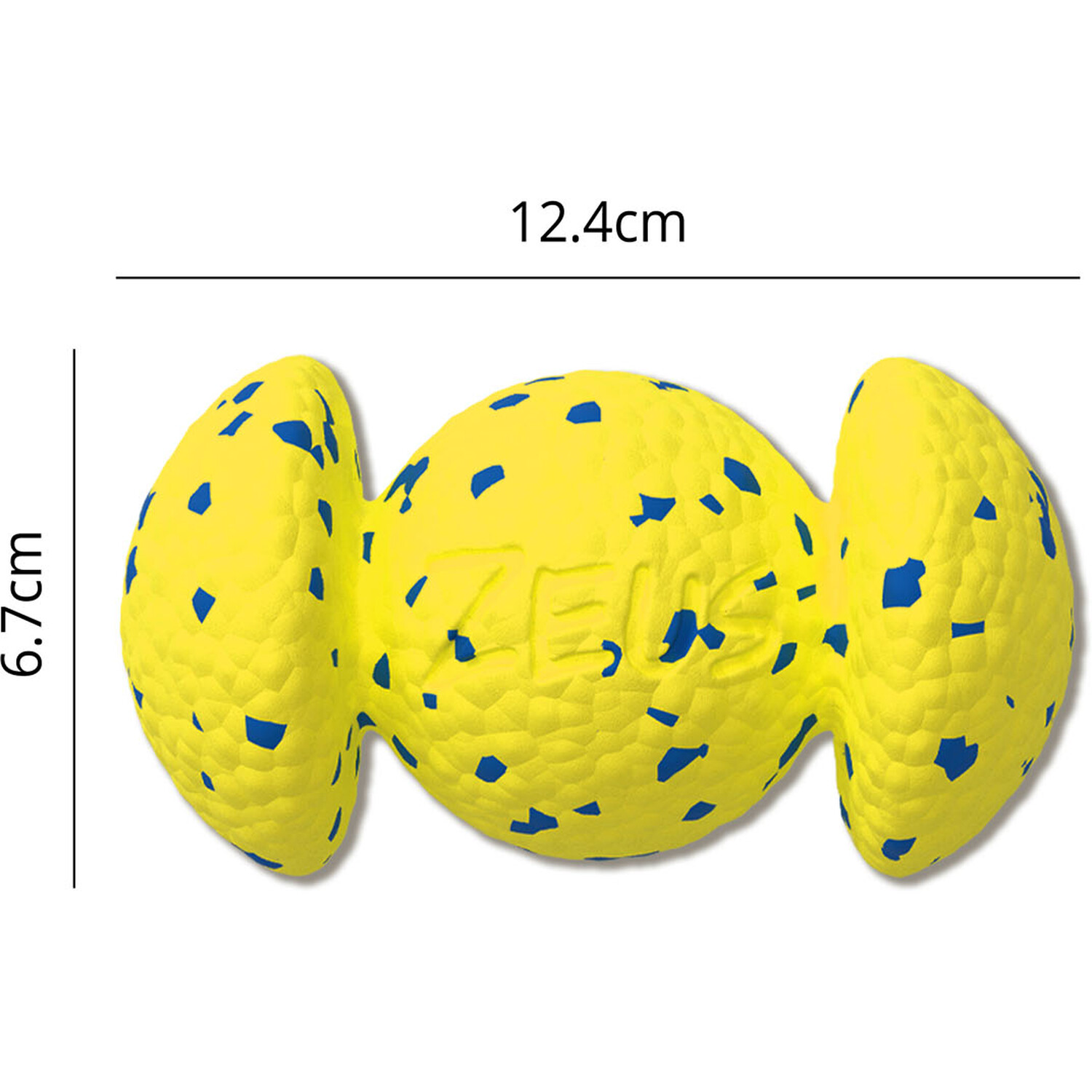 Zeus Nitro Weighted Grip Ball Dog Toy Yellow Image 2