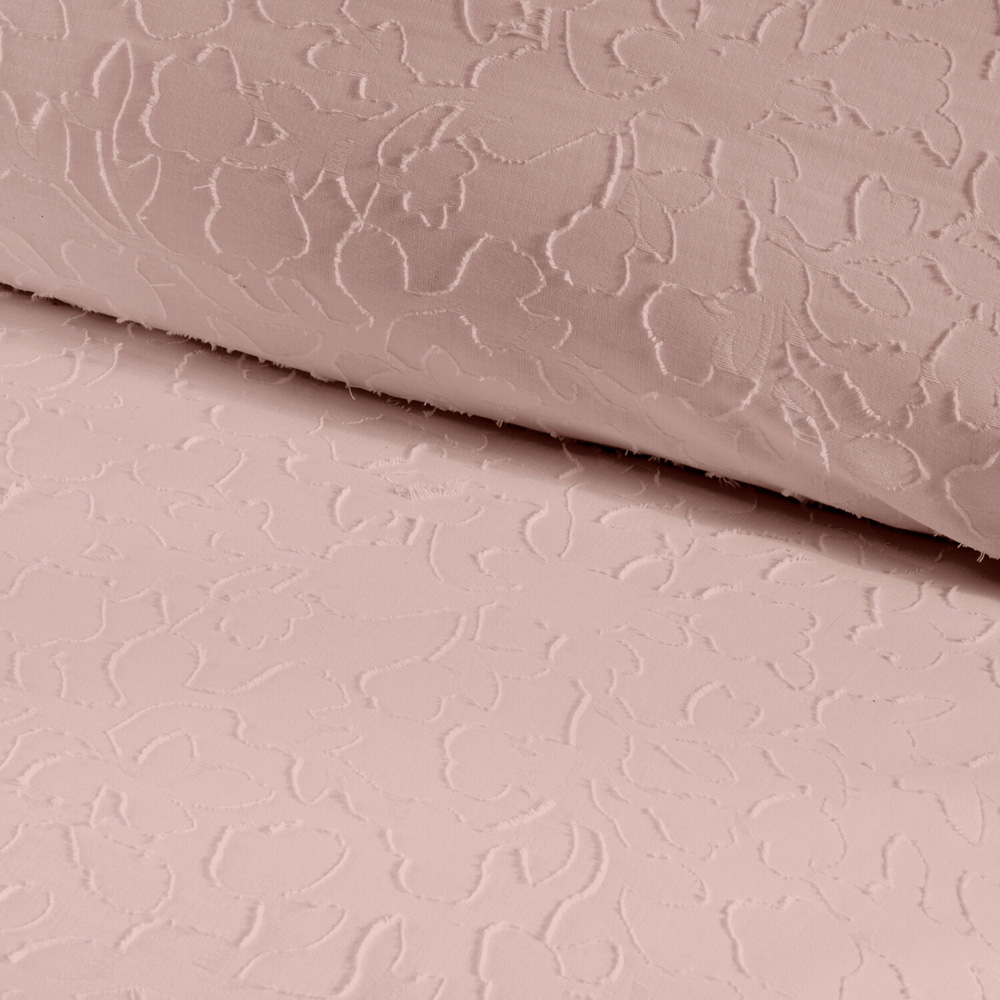 Emilia Jacquard Duvet Set Pink Double Image 4