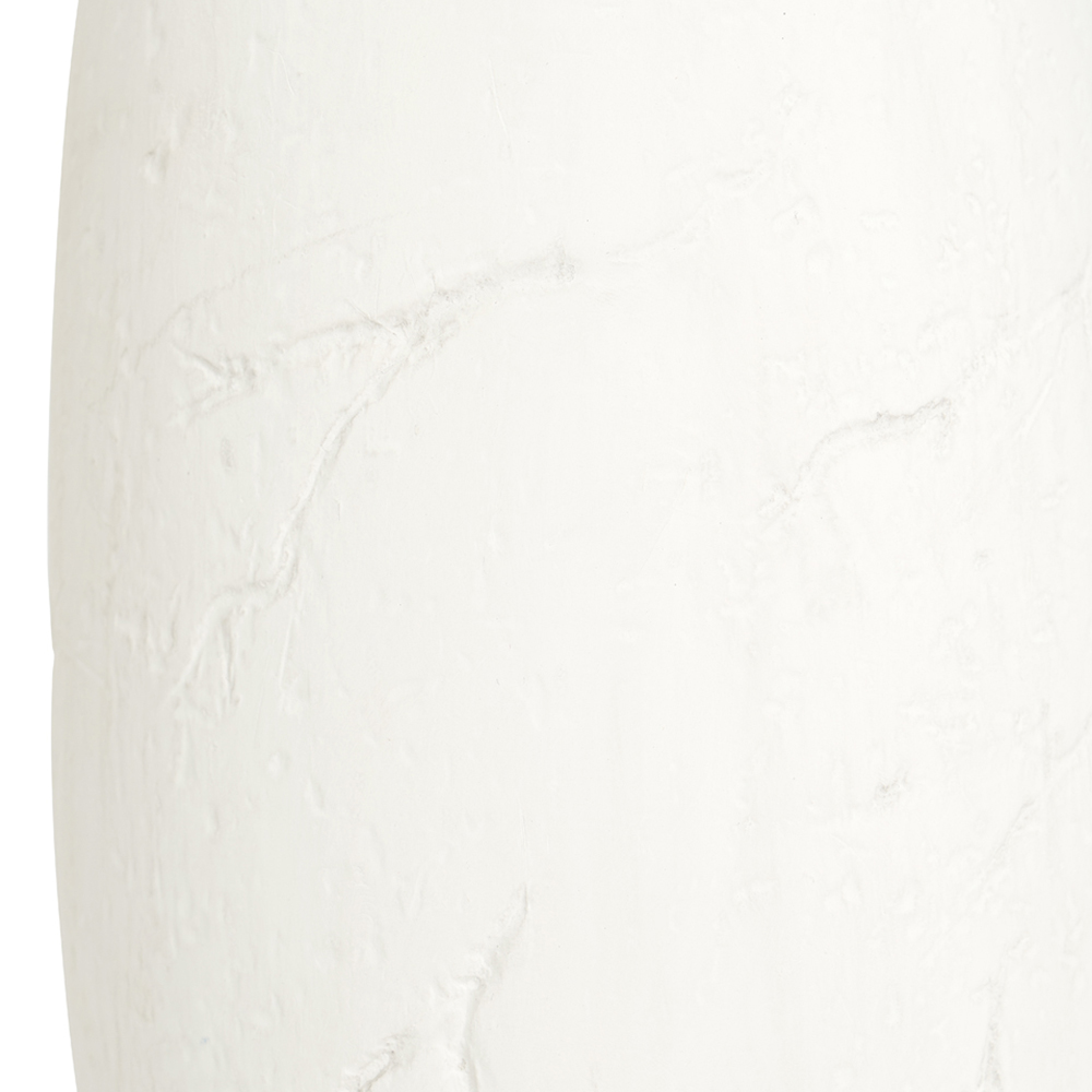 Pacific Lifestyle Erika White Vintage Textured Ceramic Table Lamp Image 3