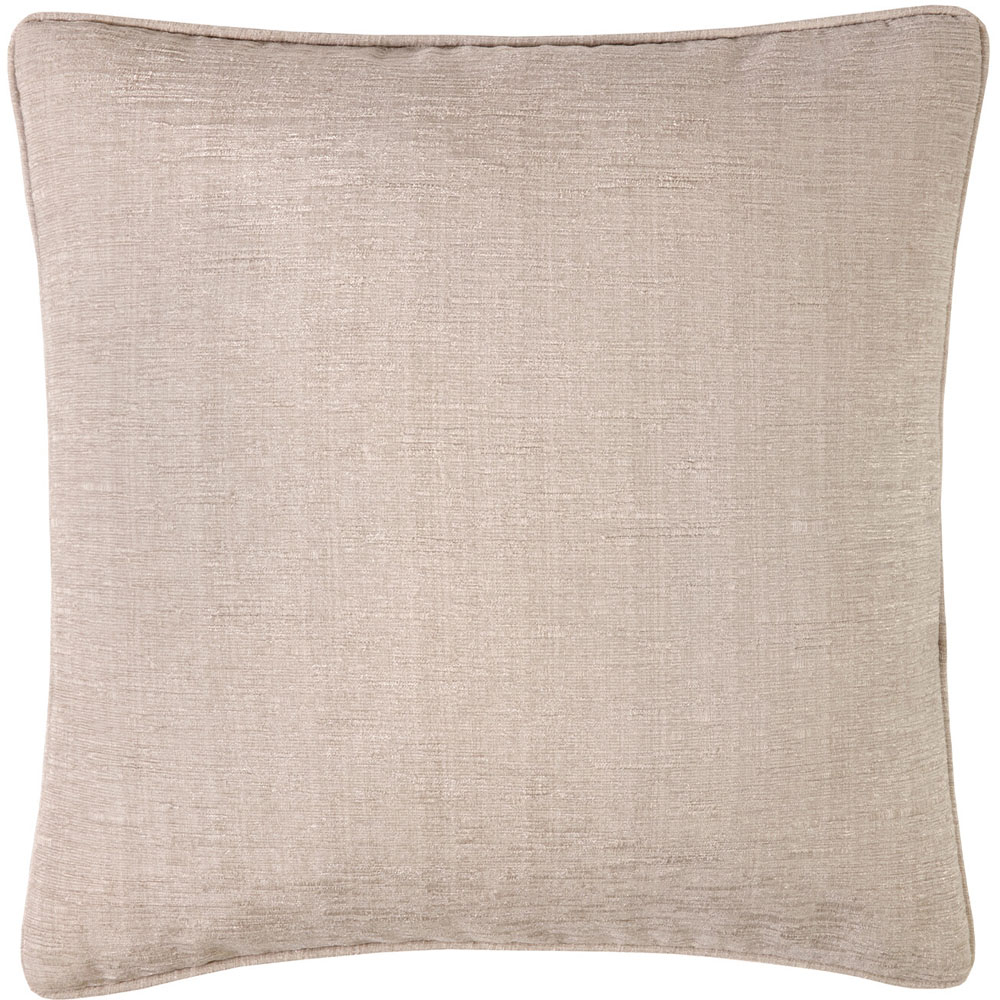 Delphine Chenille Cushion Ivory Image 1