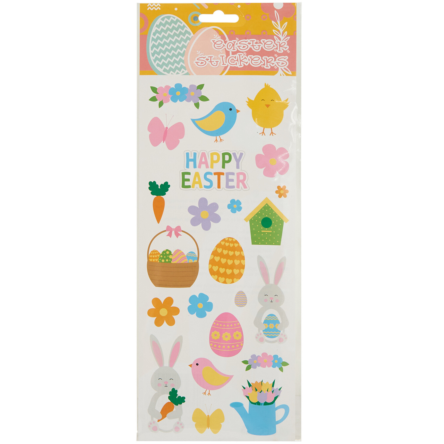 Happy Easter Stickers - Multicolour Image 1