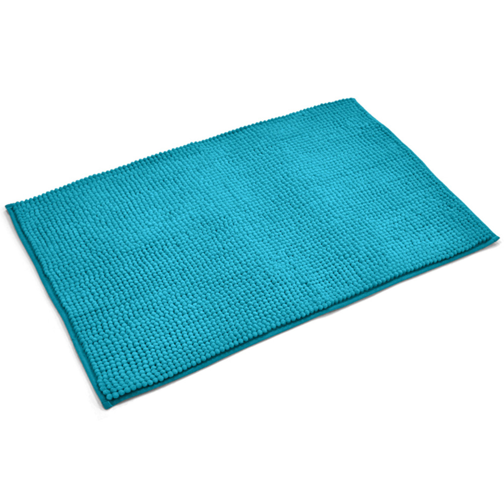 Mayfair Jade Shaggy Noodle Bath Mat 50 x 80cm Image 1