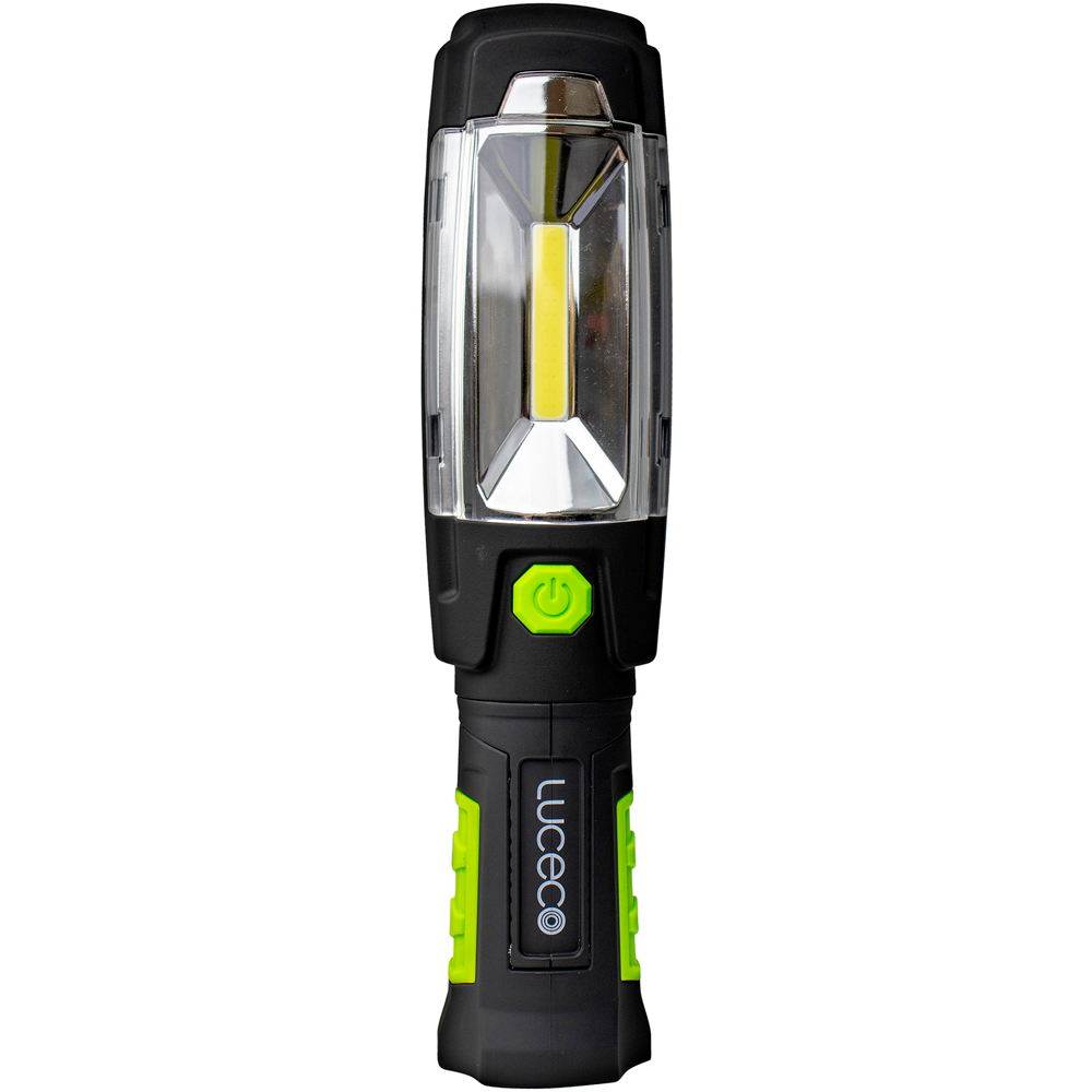 Luceco 300 Lumens USB Rechargeable Rotation Inspection Torch with Powerbank Image 1