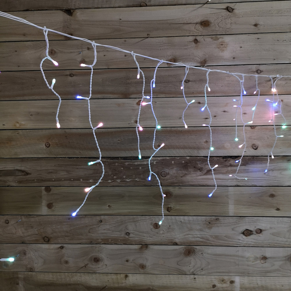 Samuel Alexander 600 LED 8m Multifunction Pastel Icicle Christmas Lights Image 3