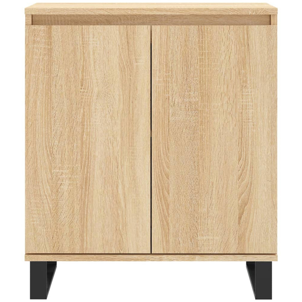 vidaXL 2 Door Sonoma Oak Sideboard Image 5