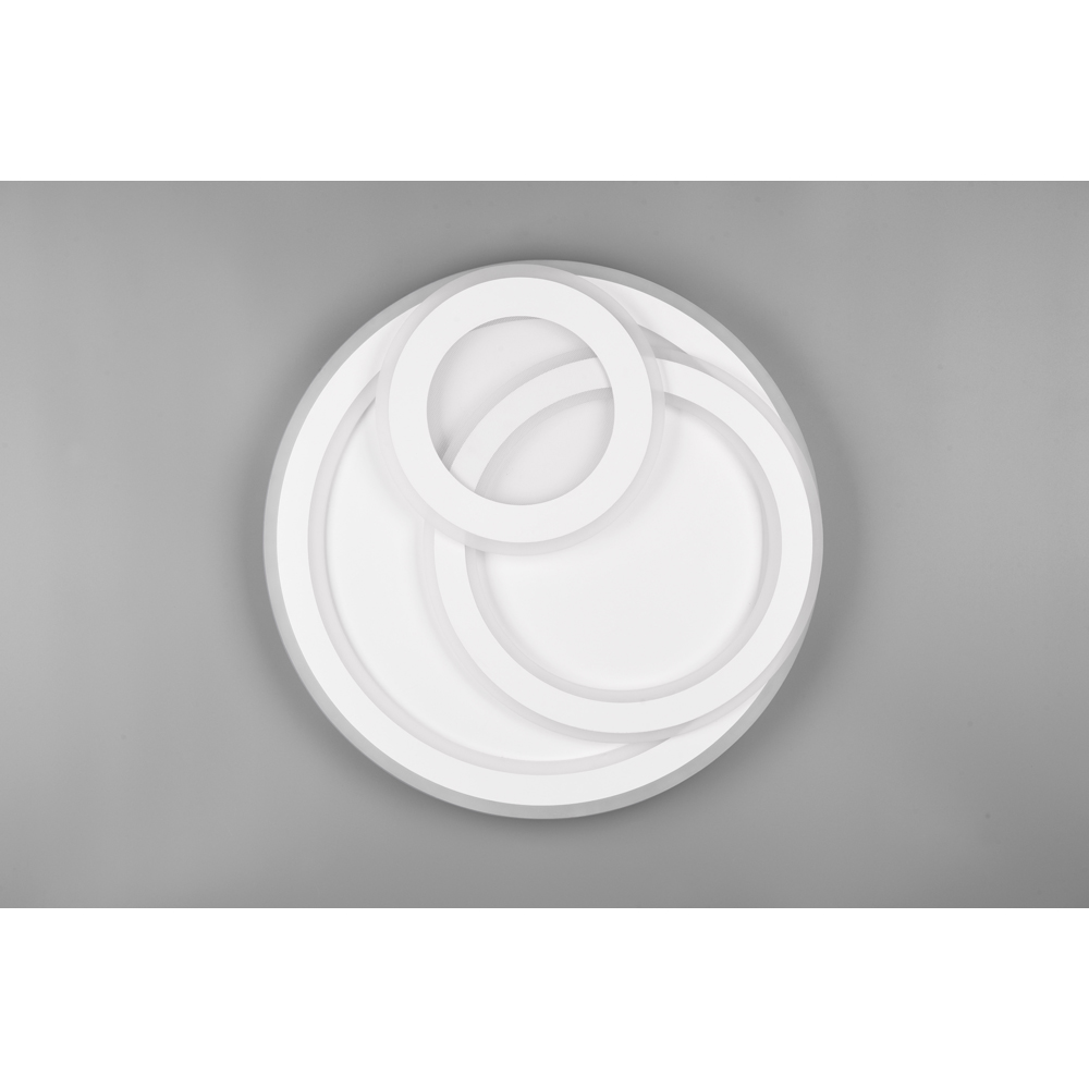 TRIO Mita Matt White Round LED Ceiling Light Image 9
