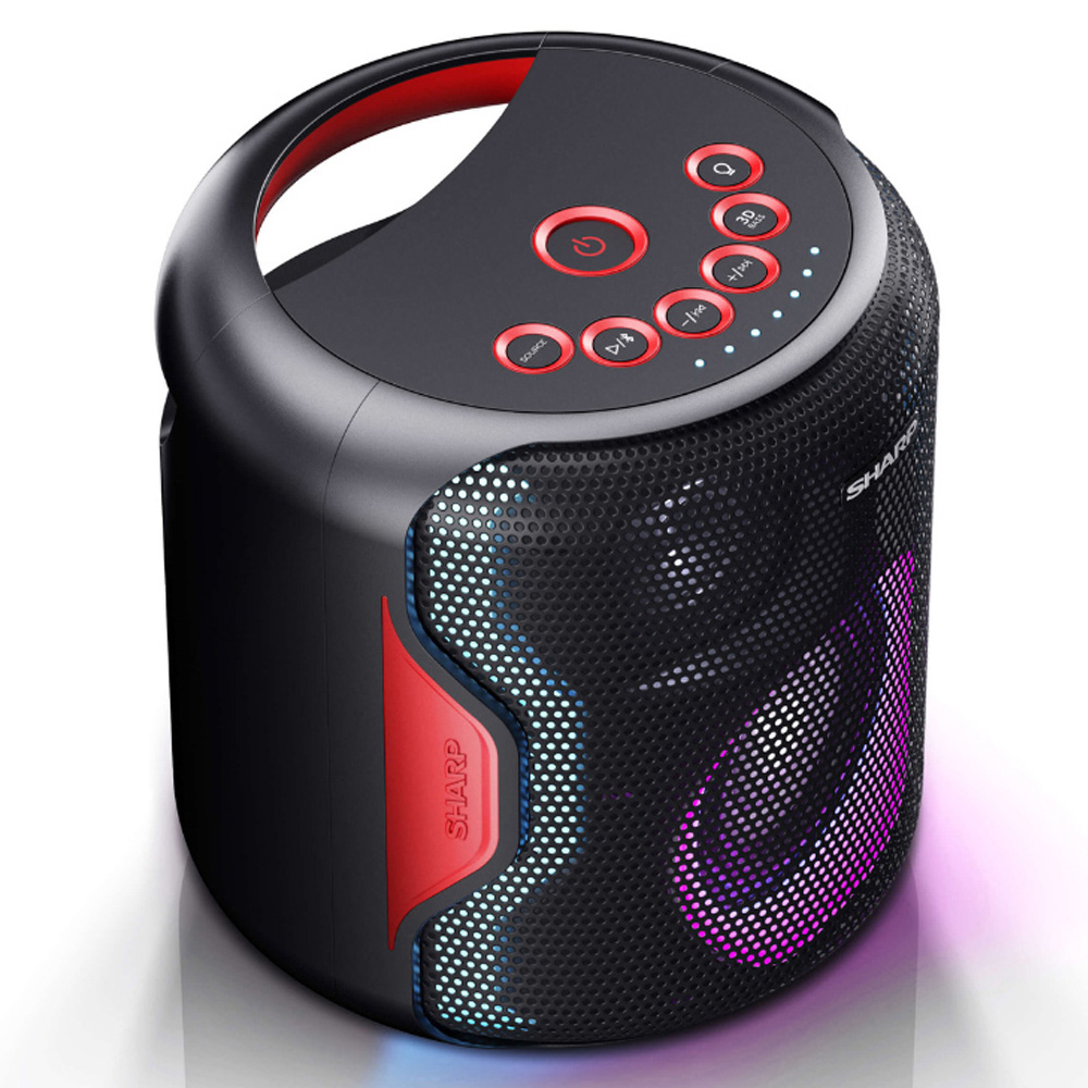Sharp Black and Red Party Speaker 130W Image 2
