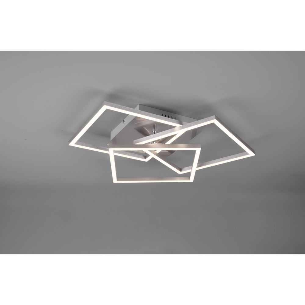 TRIO Mobile Nickel Matt Integrated LED Ceiling Light Image 3