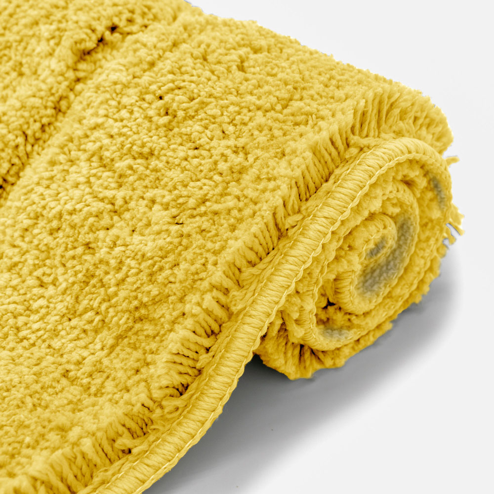 Mayfair Ochre Micro Fibre Bath Mat Set Image 5