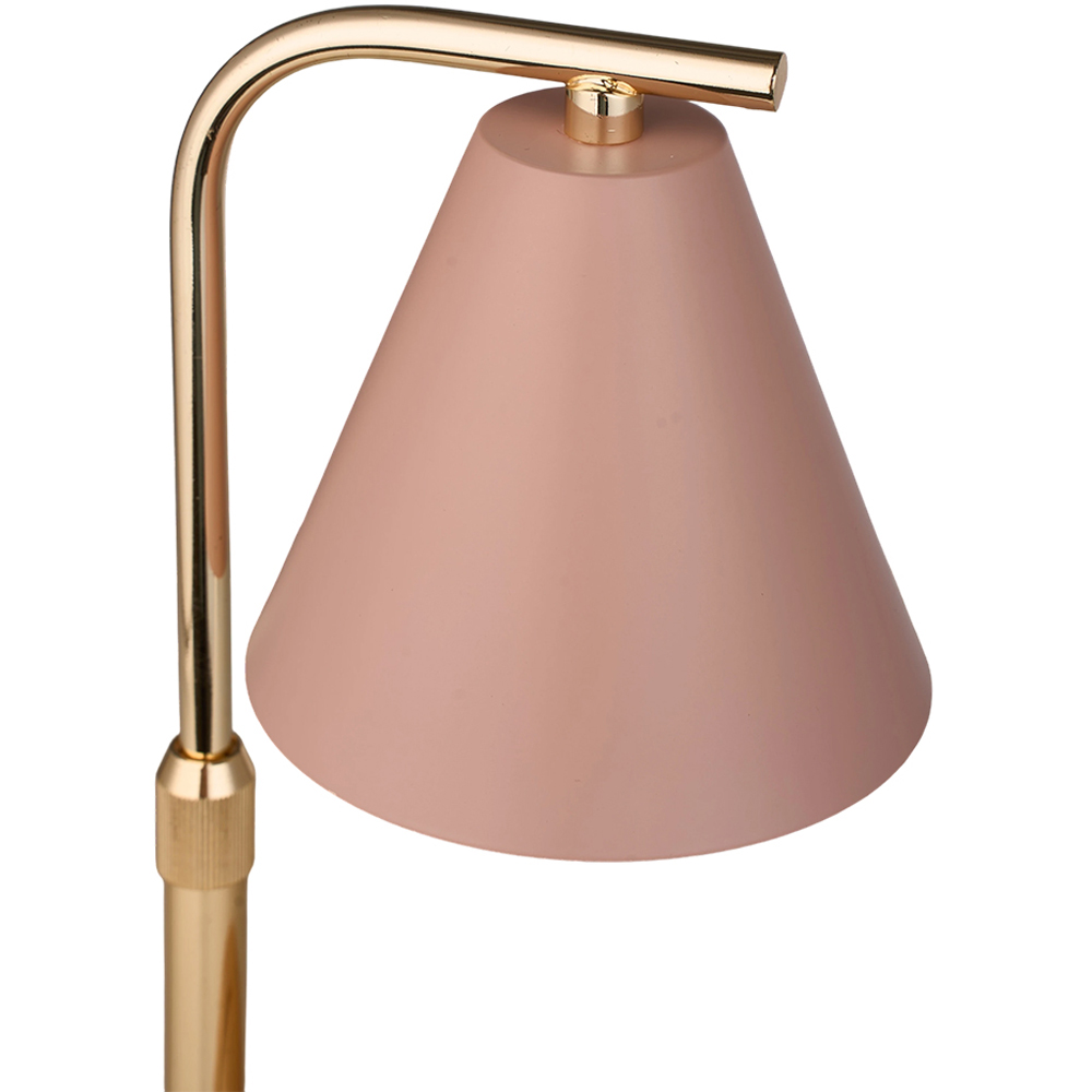 Living and Home Pink and Gold Height Adjustable Tabletop Candle Warmer Lamp Image 5