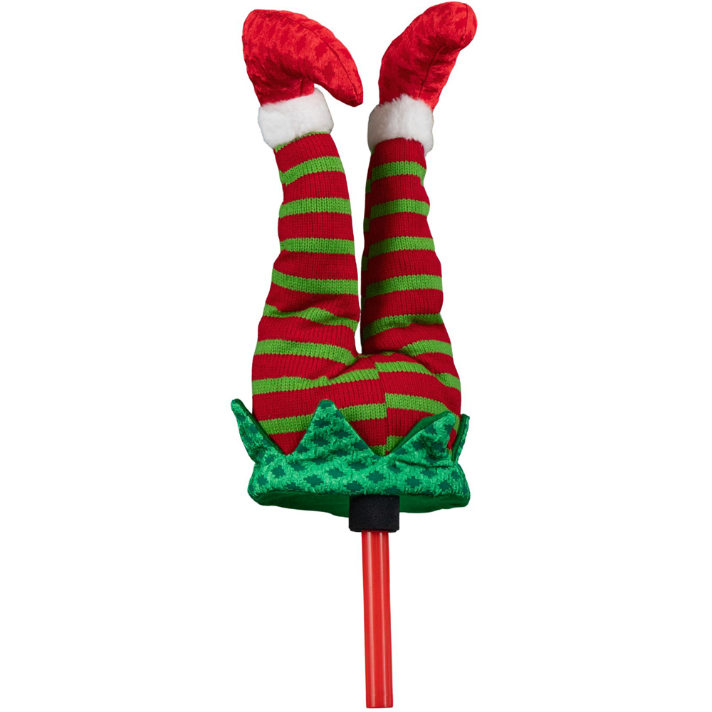 Samuel Alexander Soft Animated Elf Kicking Legs Christmas Decoration 55cm Image 1