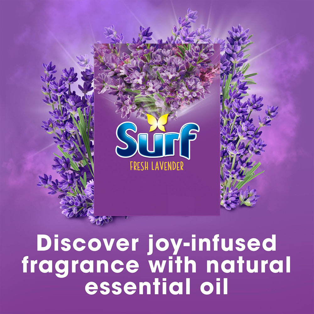 Surf Lavender and Spring Jasmine Laundry Powder 45 Washes 2.25kg 4 Pack Image 4