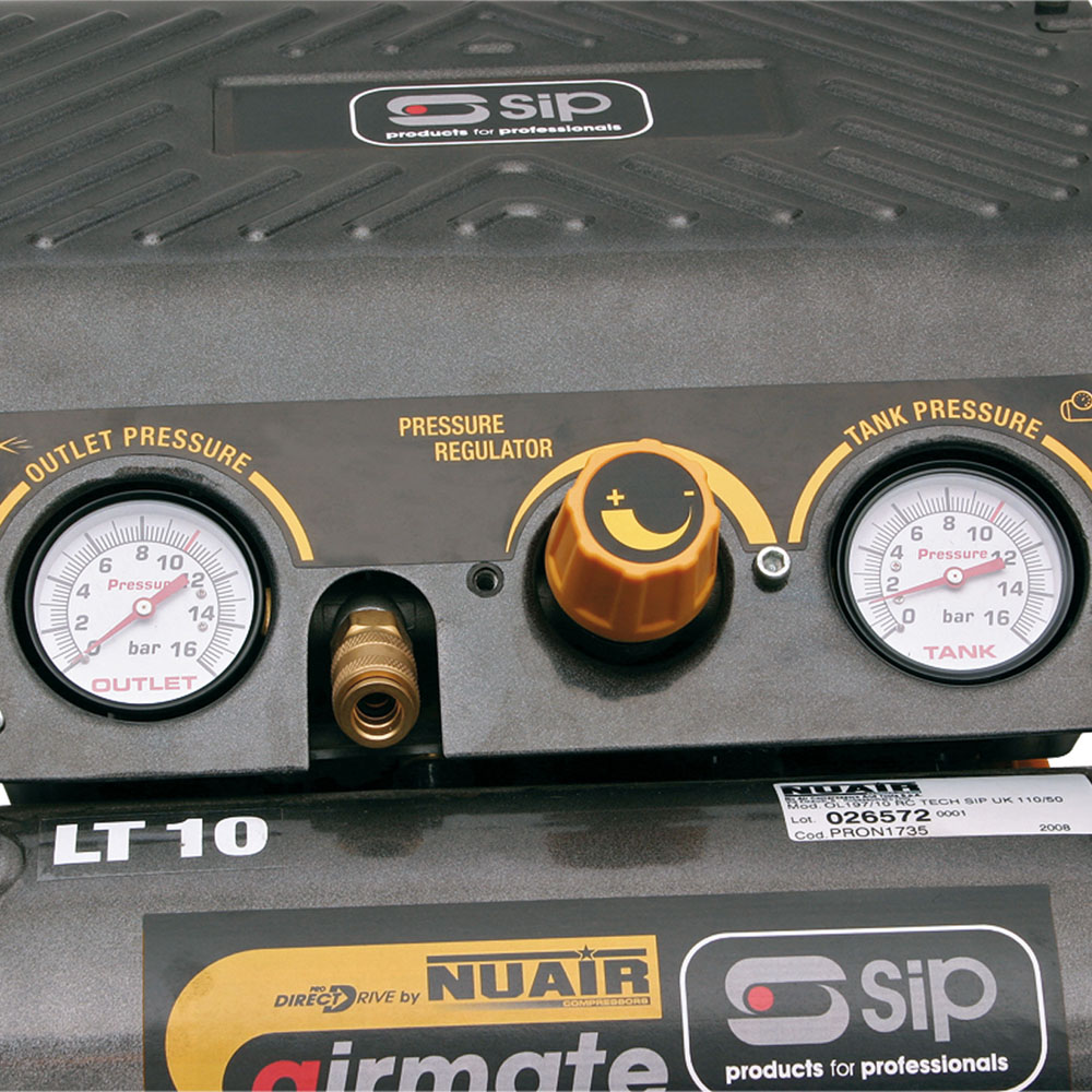 SIP OL197/10RC 230V 10L Direct Drive Compressor Image 2