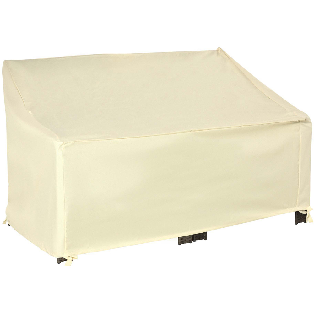 Outsunny Cream Waterproof 2 Seater Protection Cover 140 x 84 x 94cm Image 1