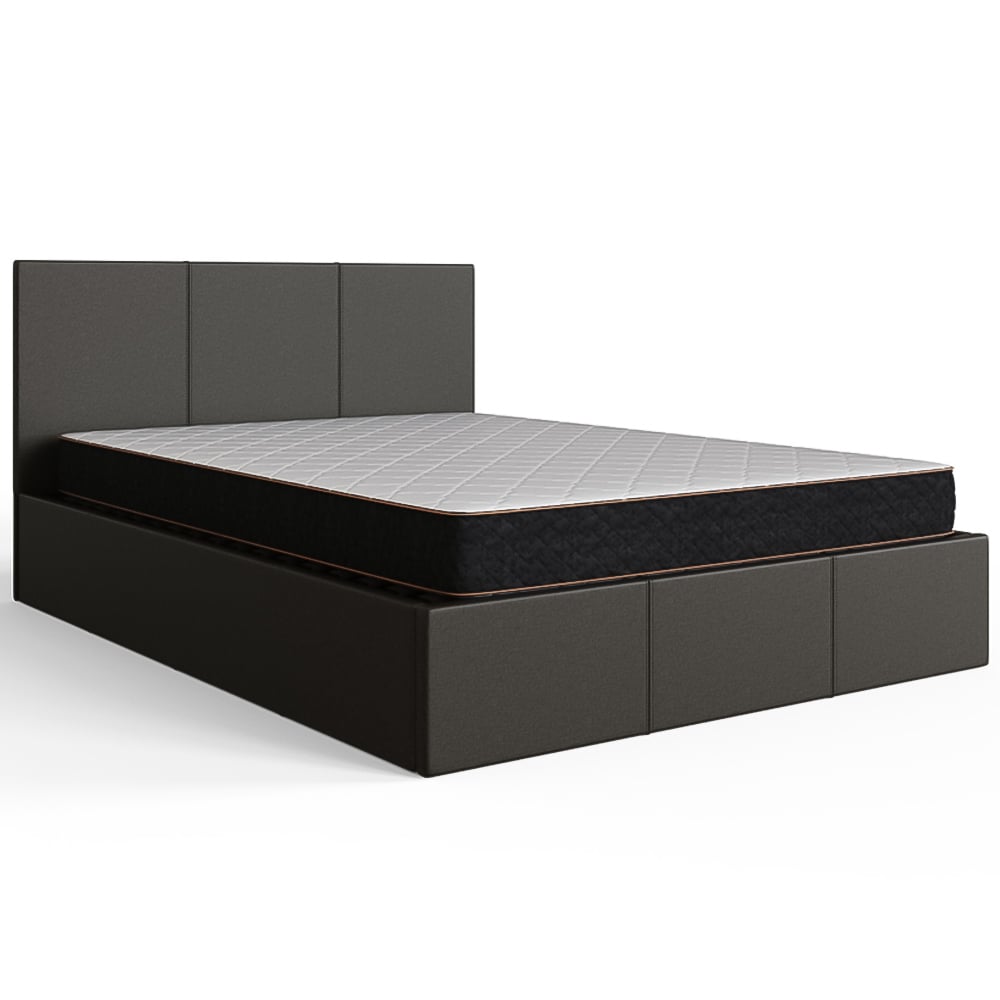 GFW King Grey Side Lift Ottoman Bed Image 4