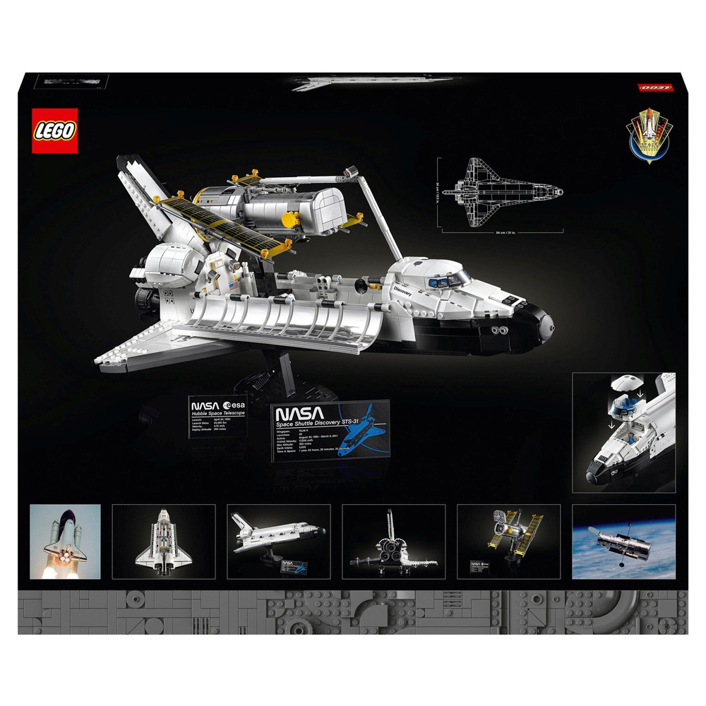 LEGO Icons 10283 NASA Space Shuttle Discovery Building Kit Image 1