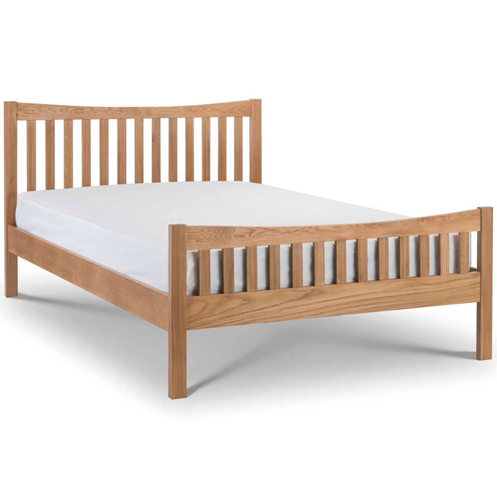 Julian Bowen Bergamo Double Oak Bed Image 2