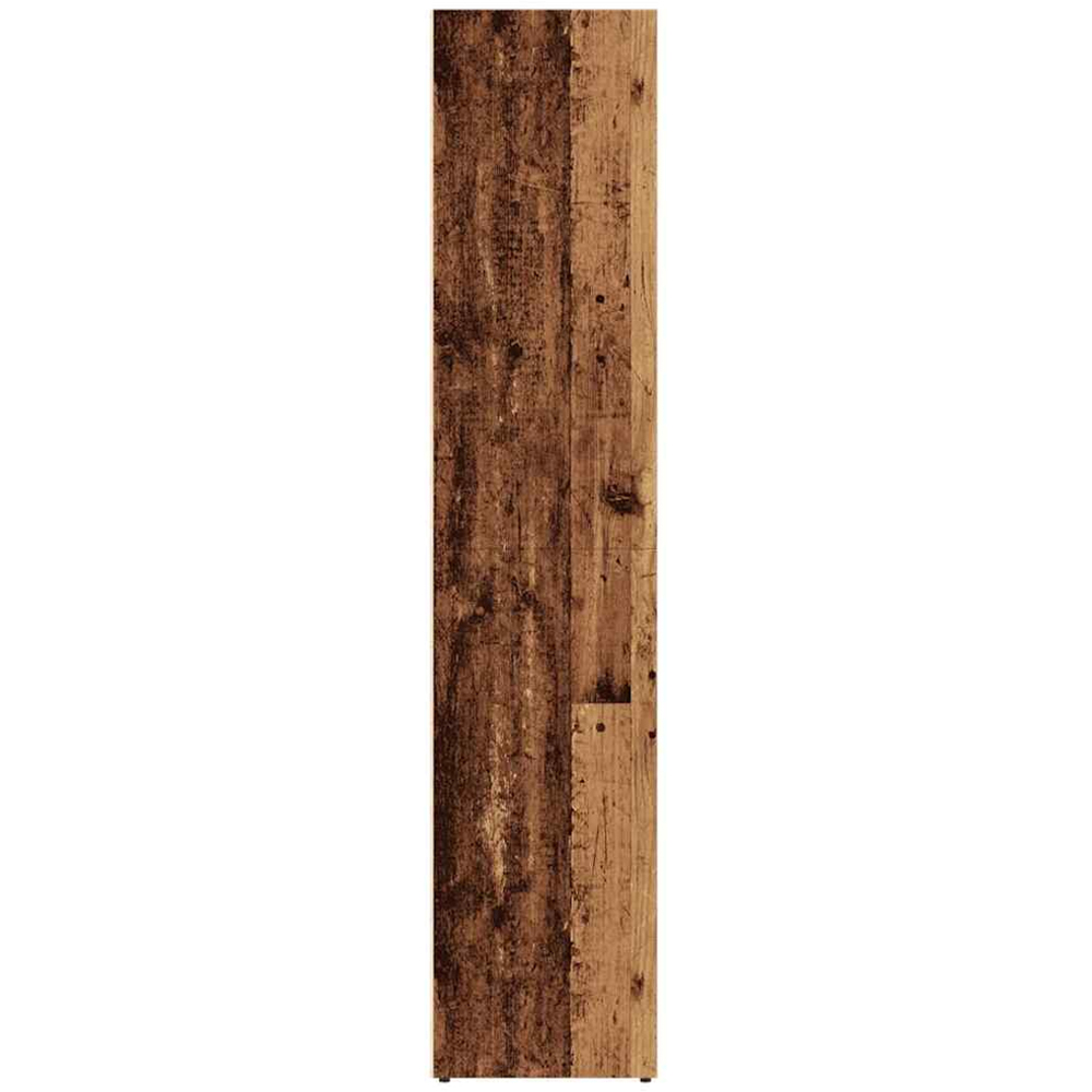 vidaXL 4 Shelf Old Wood Bookcase Image 4