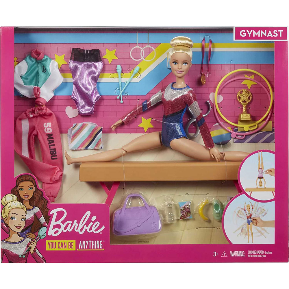 Barbie Sport Gymnastics Doll and Playset Image 2