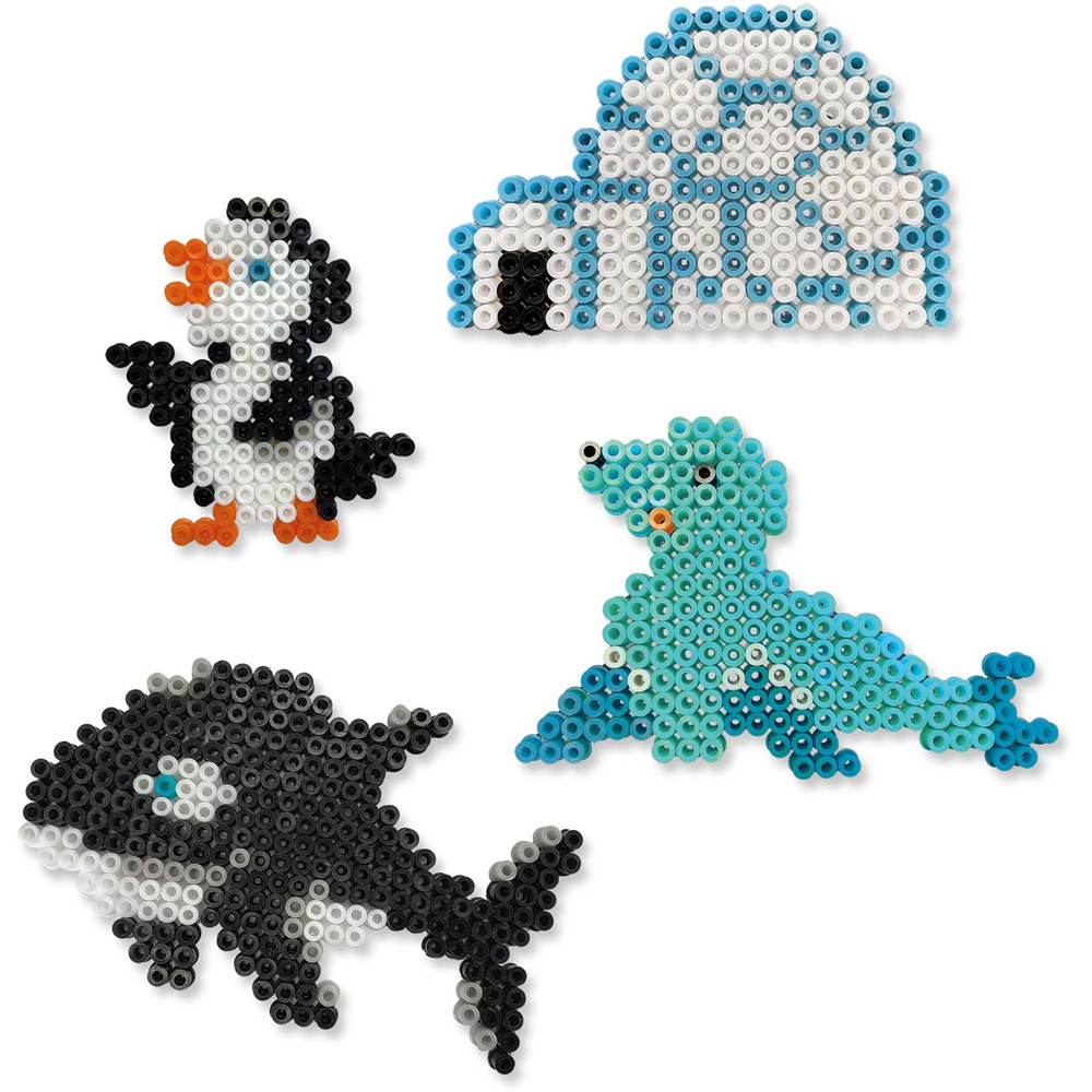 SES Creative Beedz Arctic Animals Iron On Beads Kit 2100 Piece Image 3