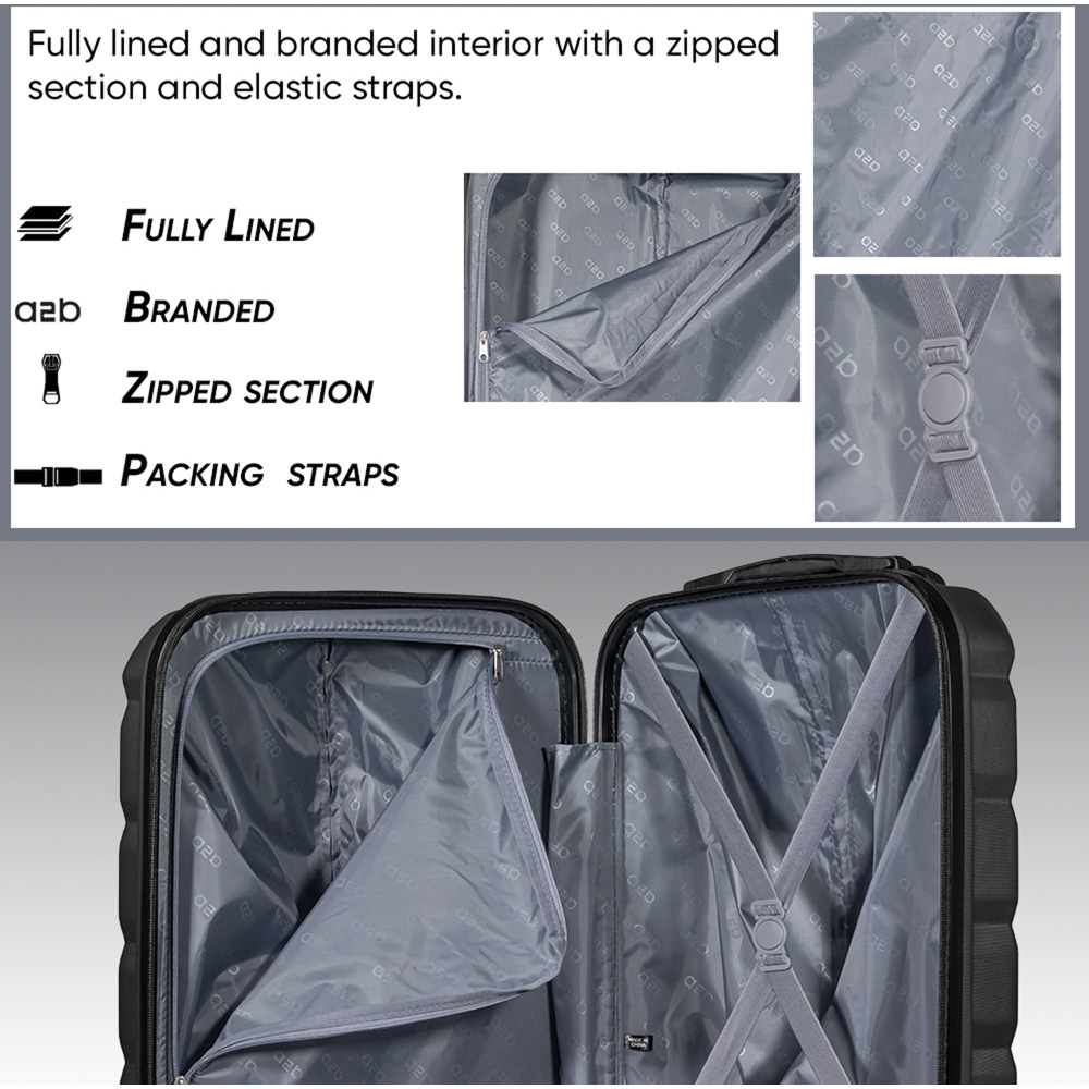 A2B Exodus 22 inch Grey Hard Shell Cabin Suitcase Image 4