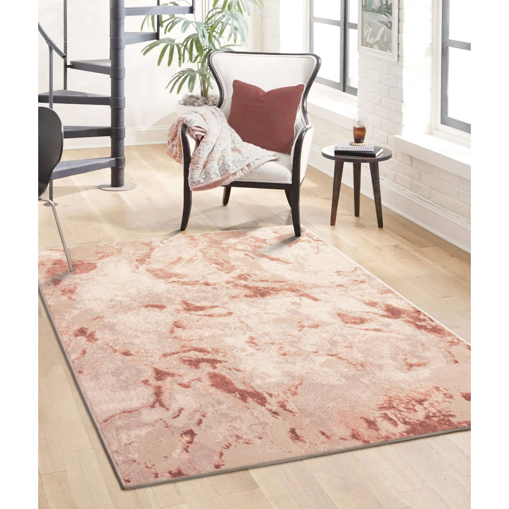 Eselle Muse Bahia Pink Marble Rug 120 x 170cm Image 6