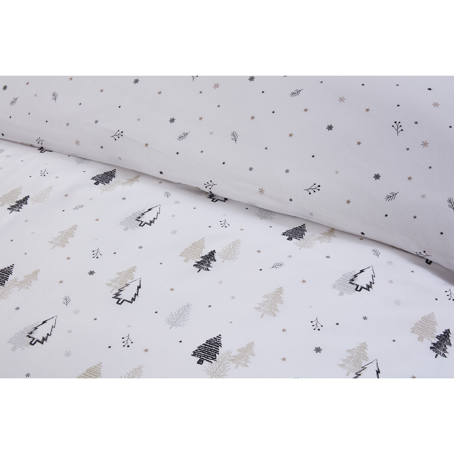 Winter Forest Duvet Cover and Pillowcase Set - Single Image 4