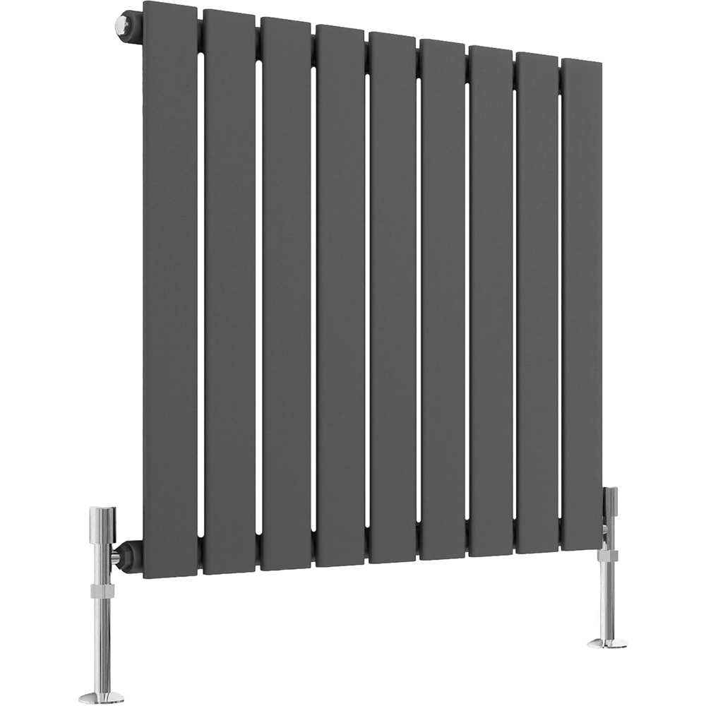 Stech Homes 1623 BTU Anthracite Single Panel Radiator 600 x 612mm Image 1