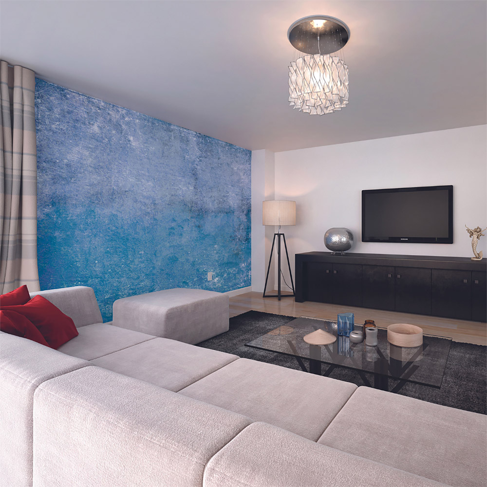 Origin Murals Concrete Grey Wall Mural Image 3