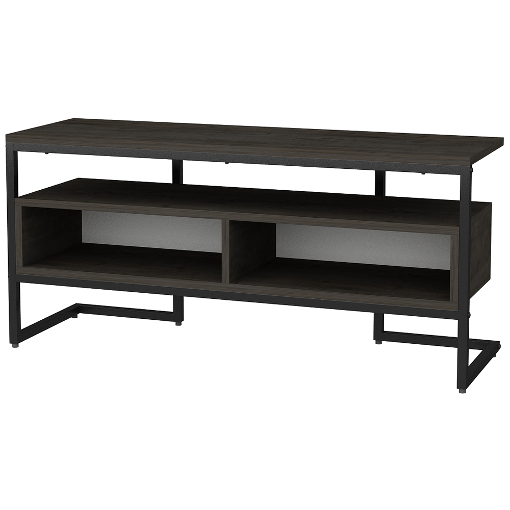 Decorotika Merrion 3 Shelf Black Wenge TV Stand for 50 inch TV Image 2