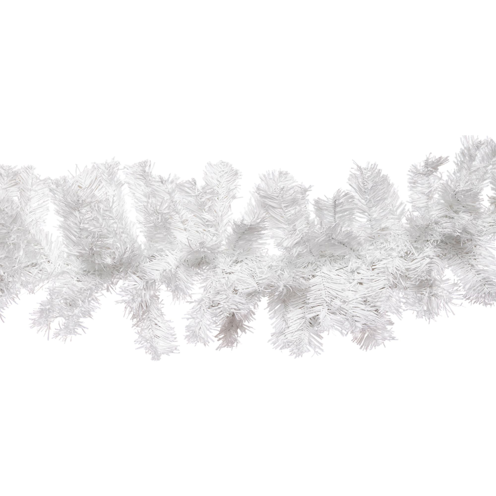 Samuel Alexander White Christmas Garland with PVC Branches 270cm Image 1