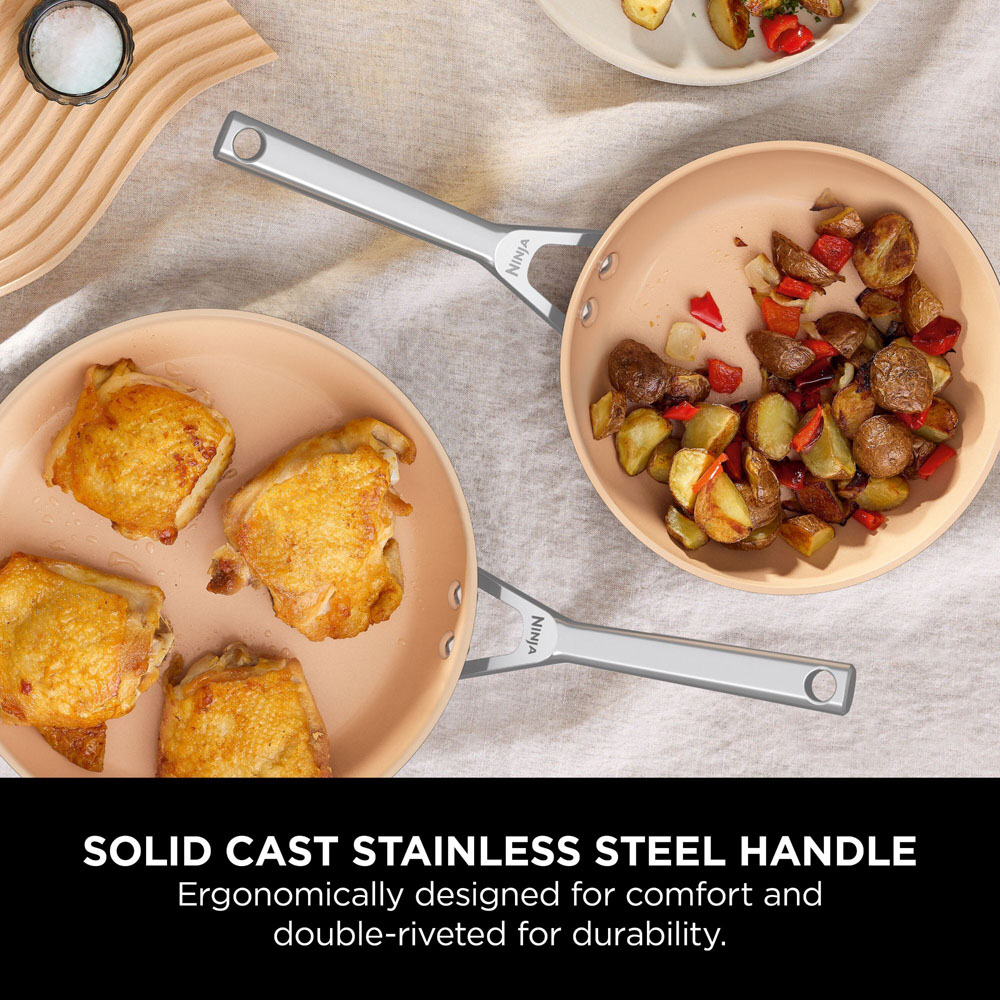 Ninja Extended Life 2 Piece Ceramic Pan Set Image 5