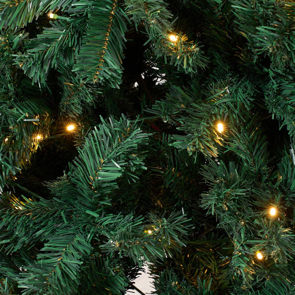 Living and Home Metal Stand LED Artificial Christmas Tree 6.8ft Image 3