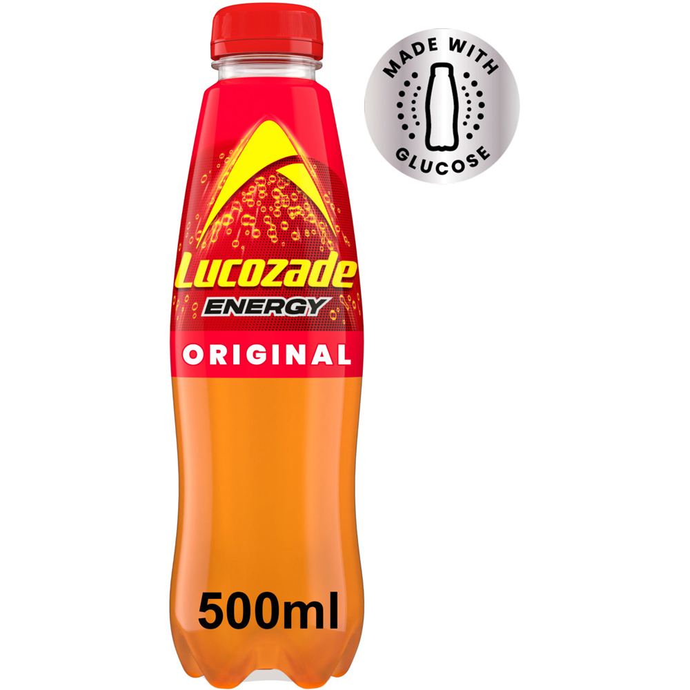 Lucozade Energy Drink Original 500ml Image