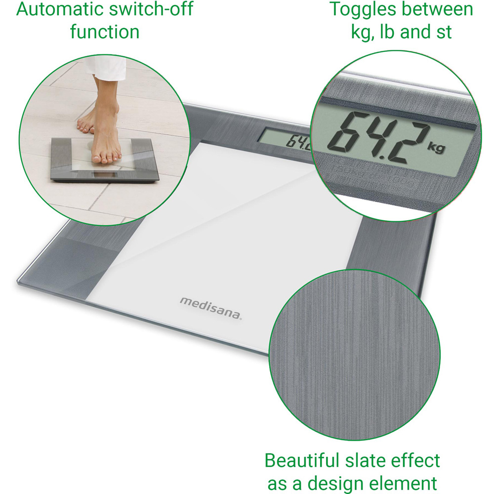 Medisana PS 400 Glass Personal Weighing Scale Image 3