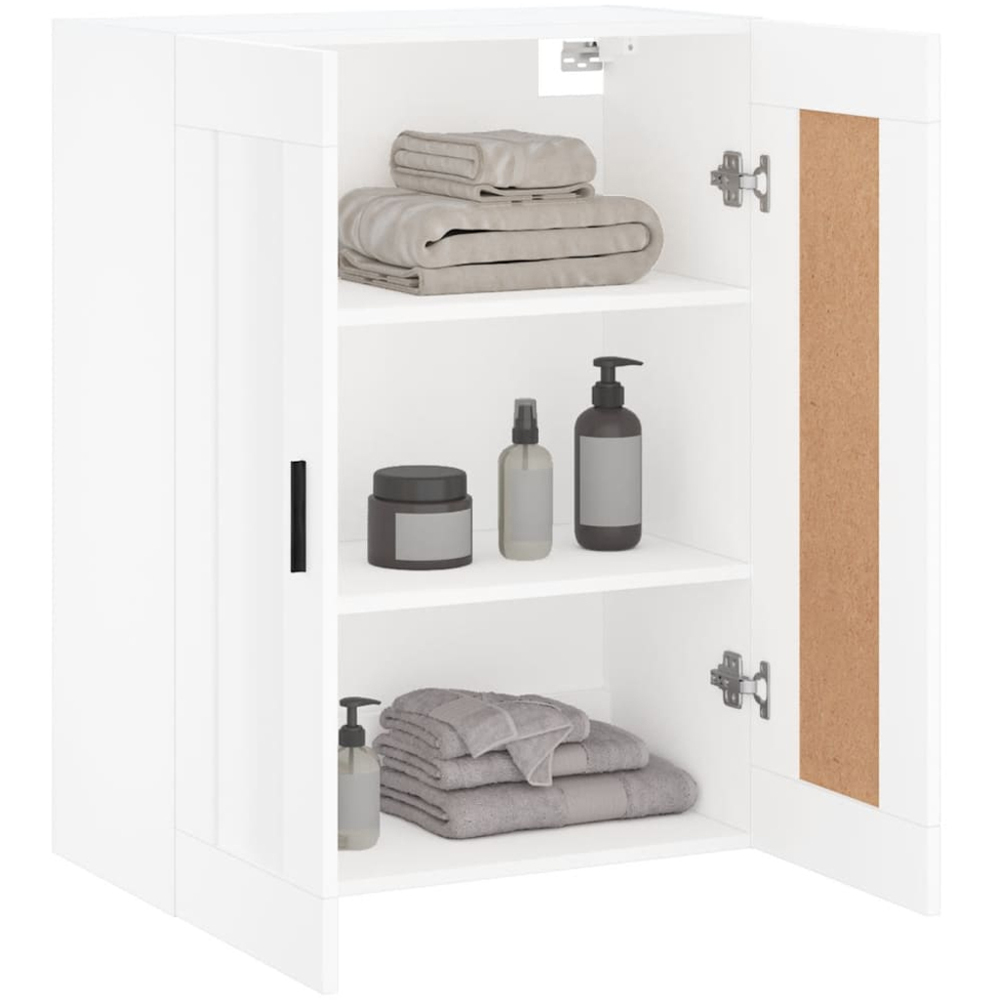 vidaXL 2 Door White Wall Mounted Cabinet Image 5