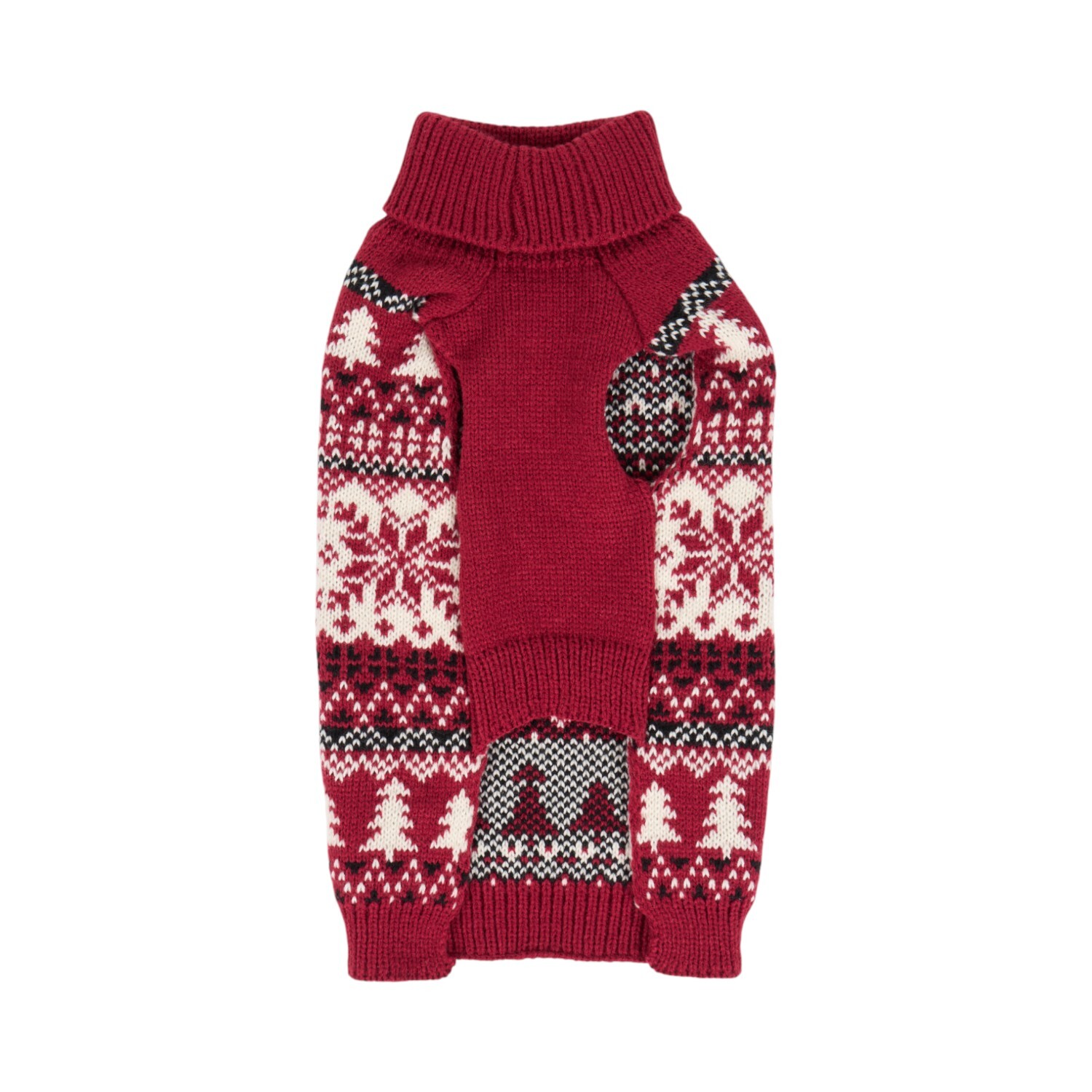 Buttoned Knit Dog Jumper XS Image 3