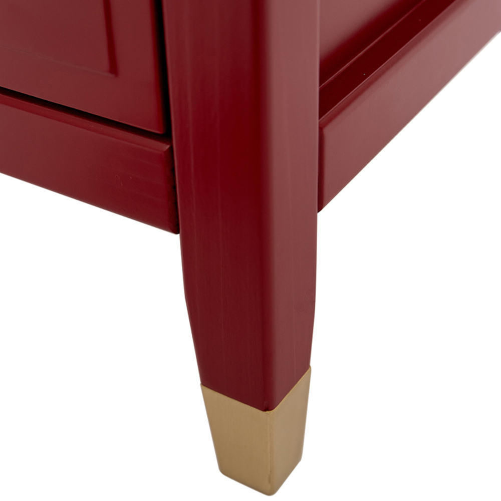 Palazzi 6 Drawer Red Chest of Drawers Image 7