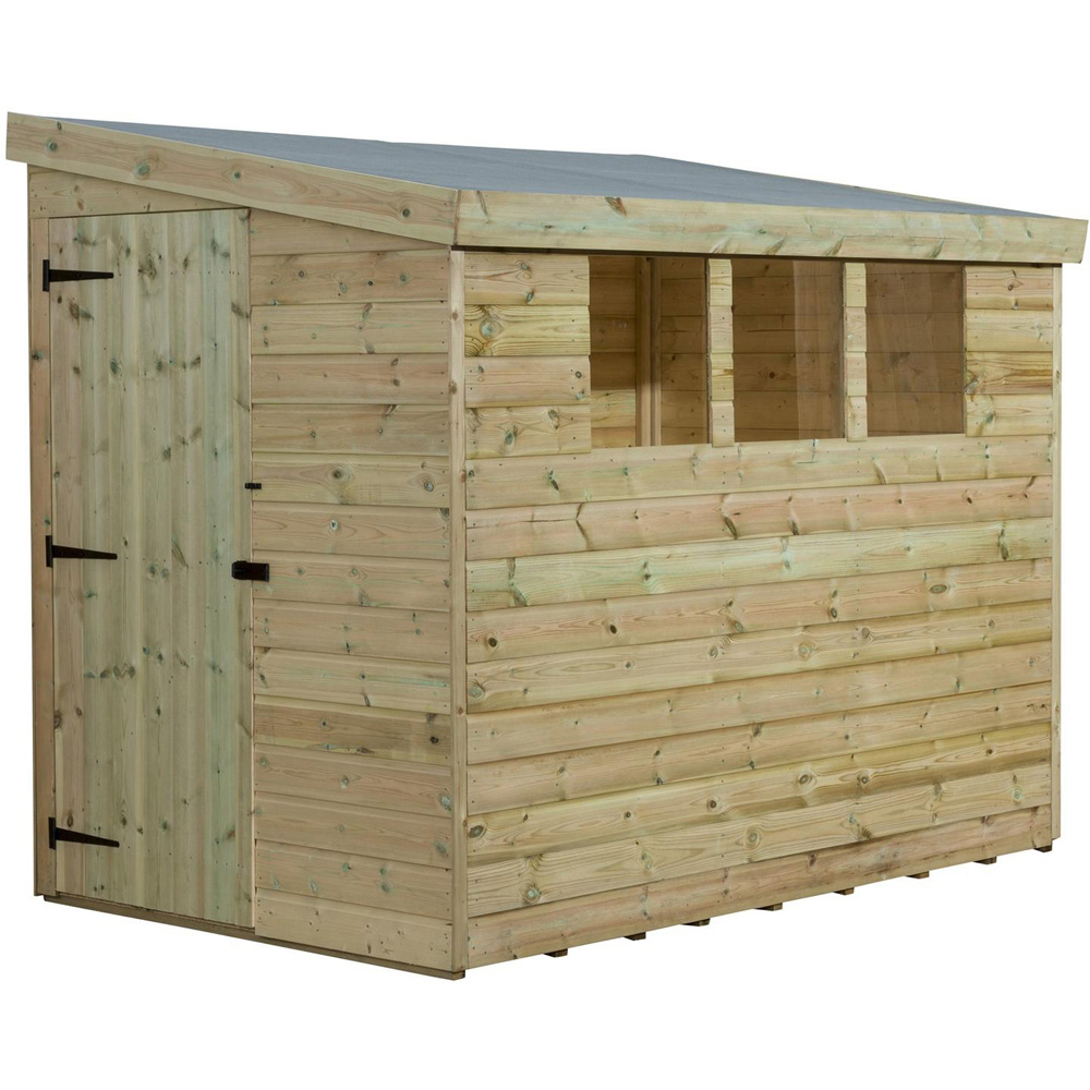 Empire Sheds 3000 6 x 5ft Tongue and Groove Wooden Pent Garden Shed Image 1